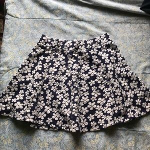 Floral circle skirt